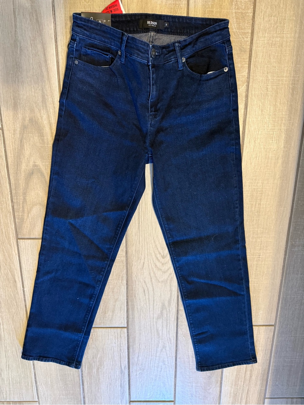 Hudson Jeans Women’s Blue Midrise Straight Jeans size 8/29 NWT